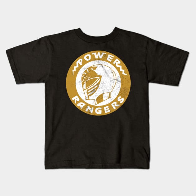 white ranger Kids T-Shirt by creativespero